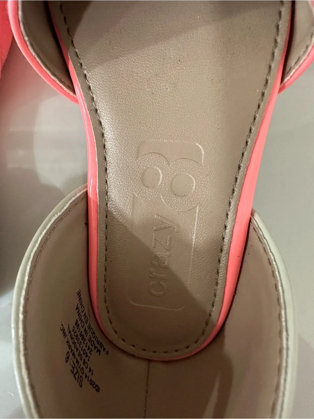 Crazy 8 Pink Ankle-Strap Flats